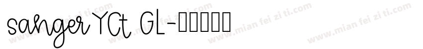 sangerYCT GL字体转换